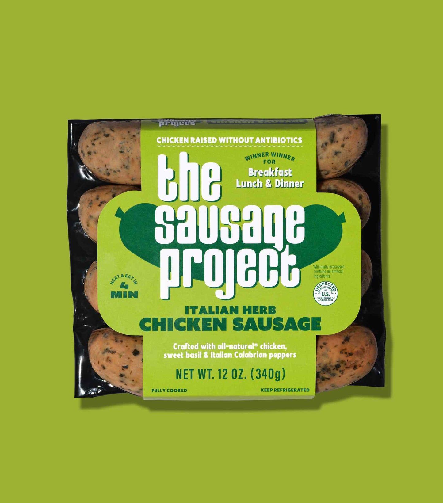 Italian Herb Sausage – 12 oz – The Sausage Project | Grill House