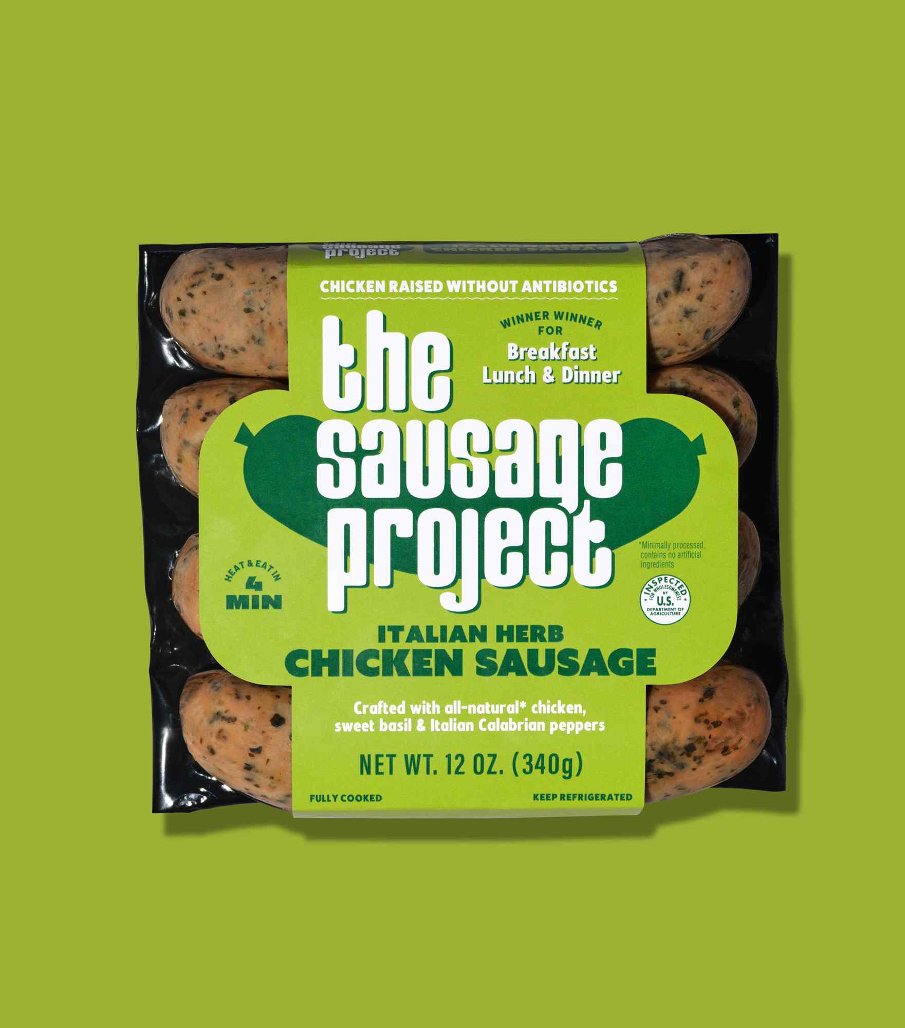 Italian Herb Sausage – 12 oz – The Sausage Project | Grill House