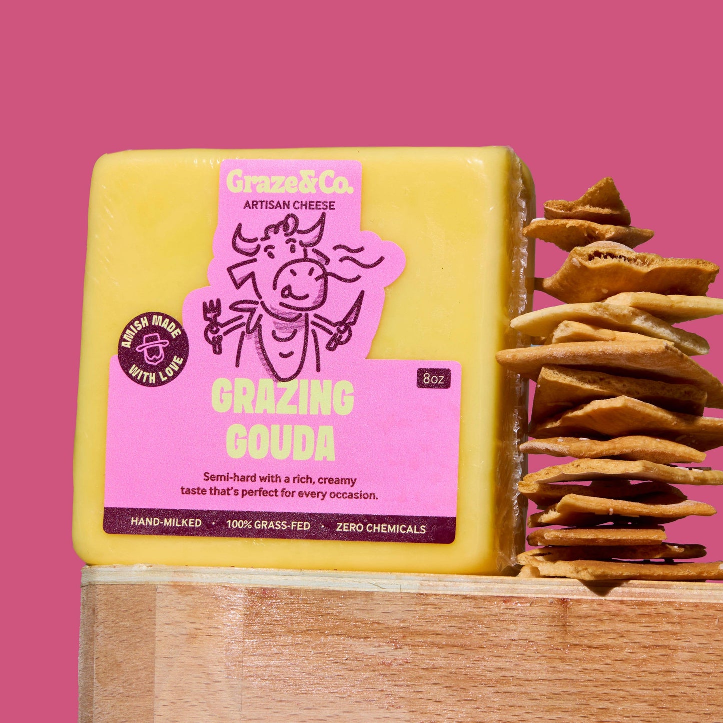 Grazing Gouda 8oz Artisanal Cheese - Graze & Co
