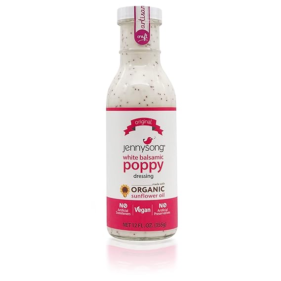 White Balsamic Poppy Dressing 12 fz – Jennysong
