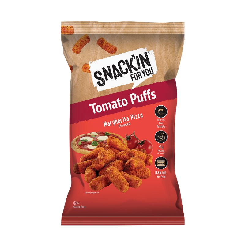 Margherita Pizza Tomato Puff 4 oz – Snackin for you