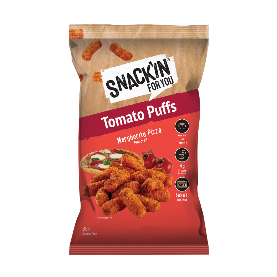 Margherita Pizza Tomato Puff 4 oz – Snackin for you