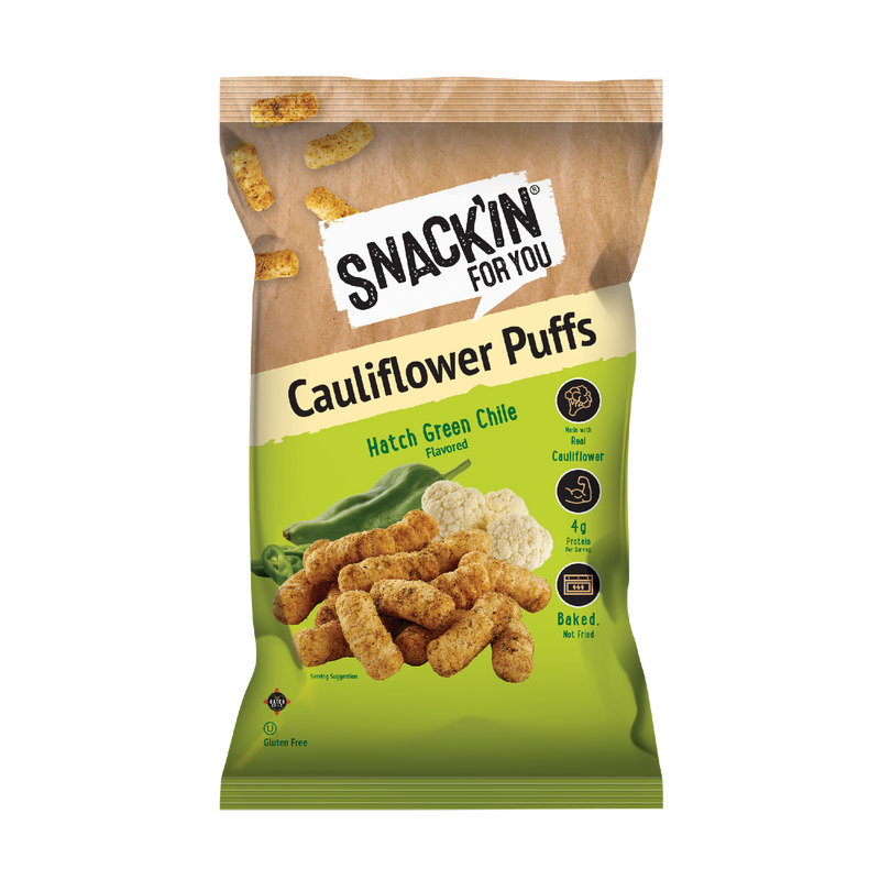 Hatch Green Chile Cauliflower Puff 4 oz – Snackin for you