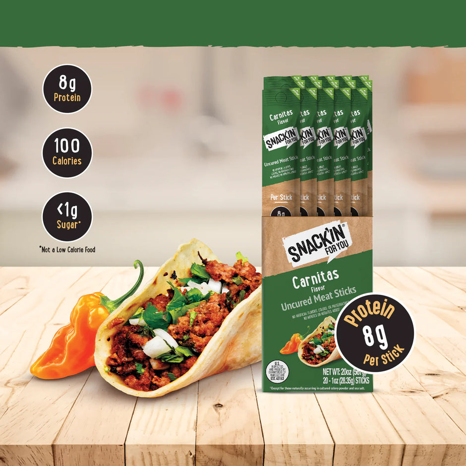 Meat Stick Carnitas 1 oz – Snackin for you