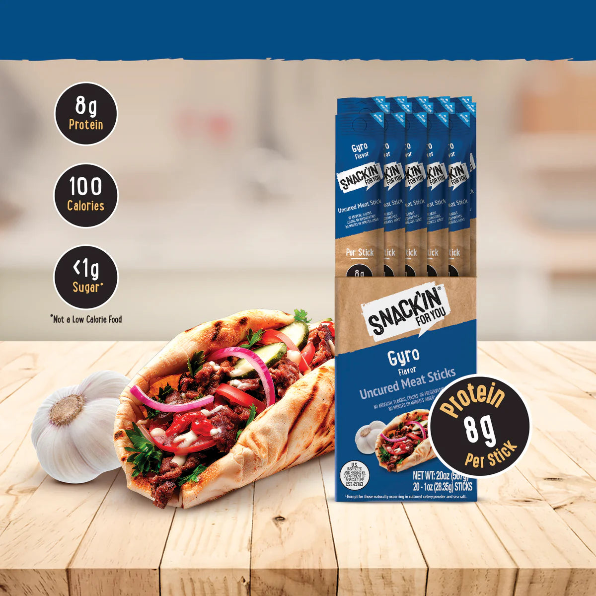 Meat Stick Gyro 1 oz – Snakin for you