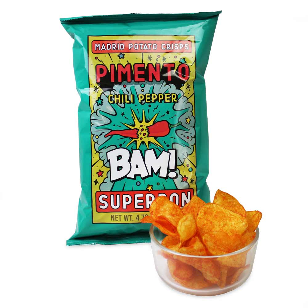 Pimento BBQ Chips 4.76 oz – Superbon Chips de Madrid