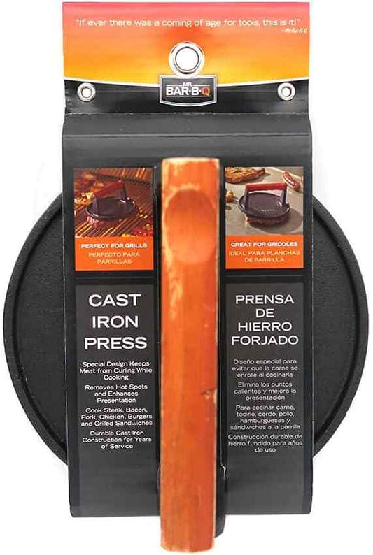 Cast Iron Smash Burger Press – Mr. Bar-B-Q | Grill House