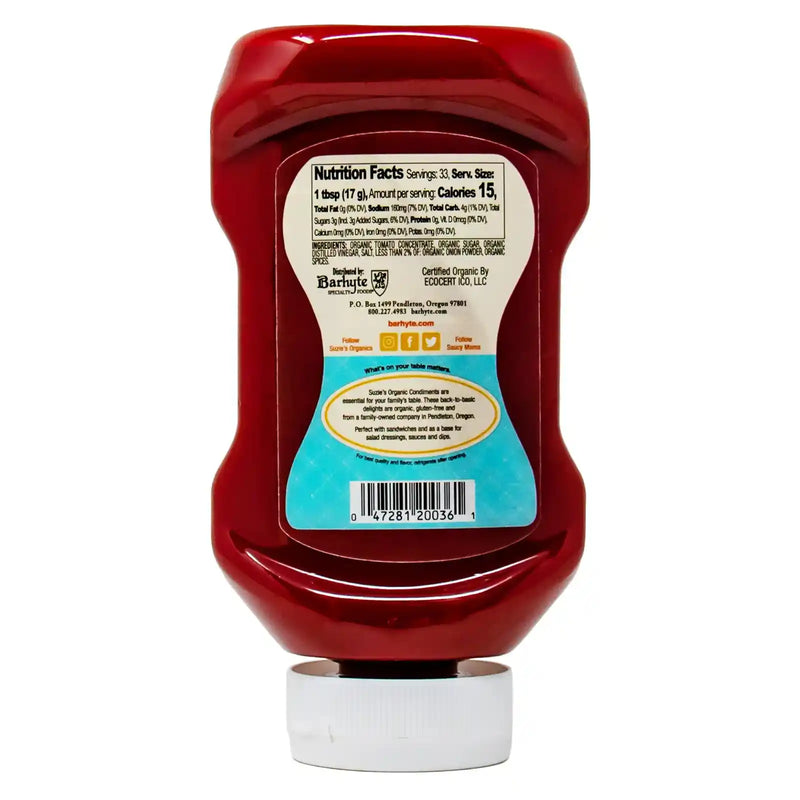 Organic Ketchup 20 oz – Suzies Organics