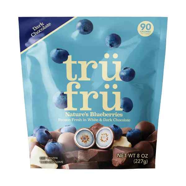 Blueberries in White & Dark Chocolate – 8 oz – Tru Fru | Grill House