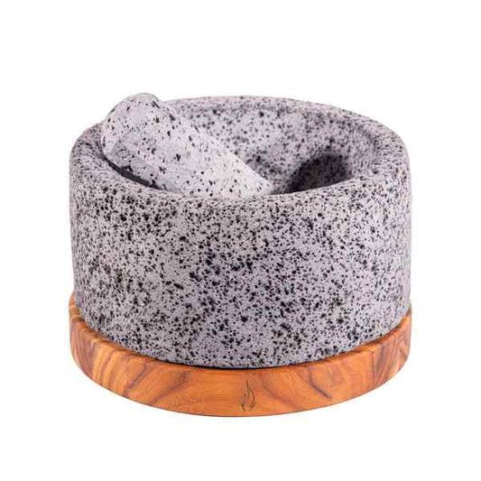 7" Molcajete with Base – SMP | Grill House