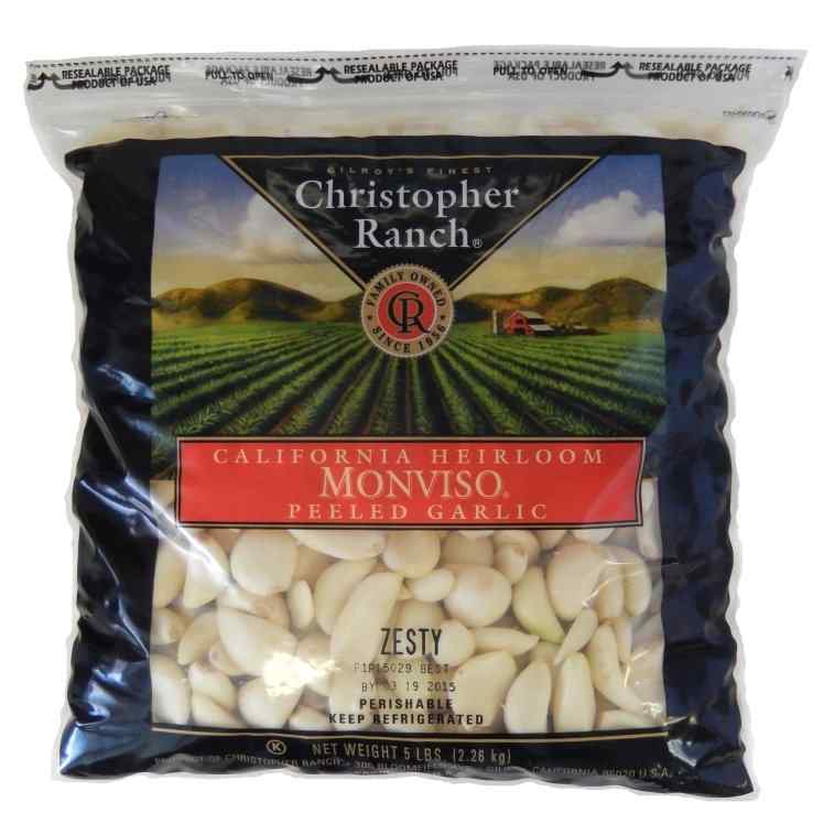 Organic Whole Peeled Garlic – Christopher Ranch 5 lb | Grill House