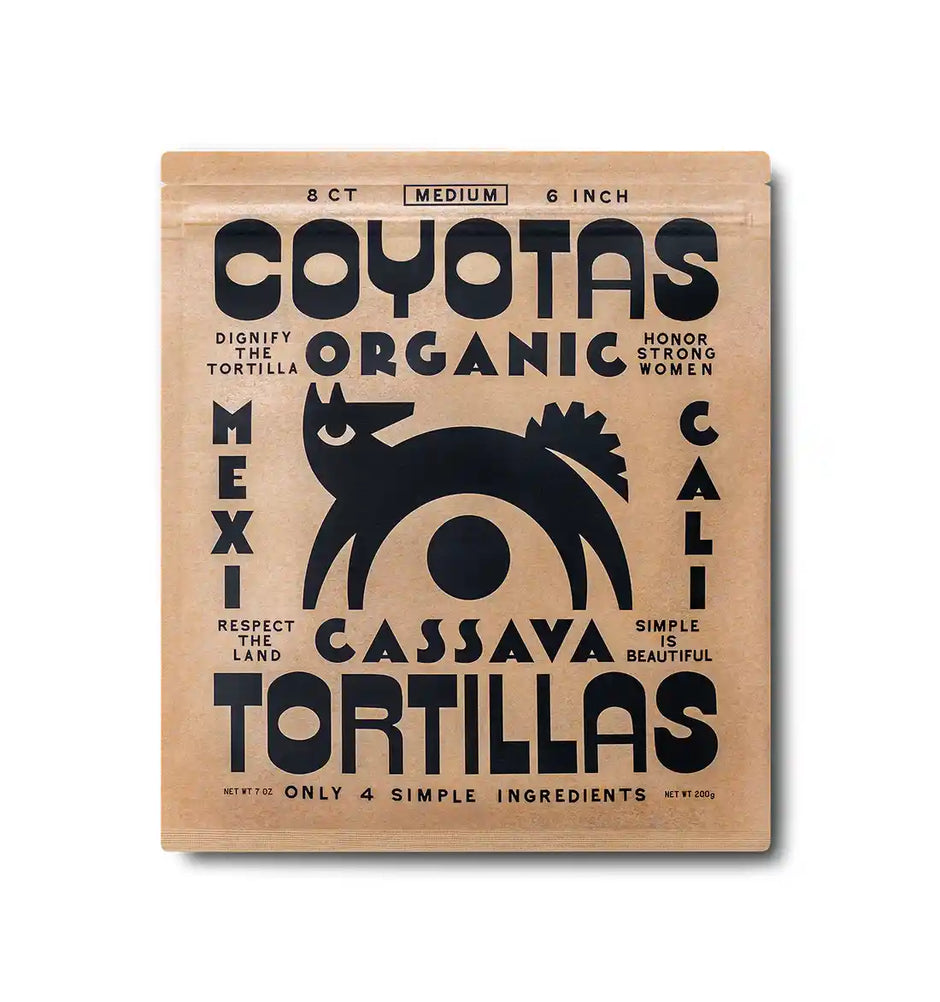Organic Cassava Tortillas Medium 7 oz – Coyota