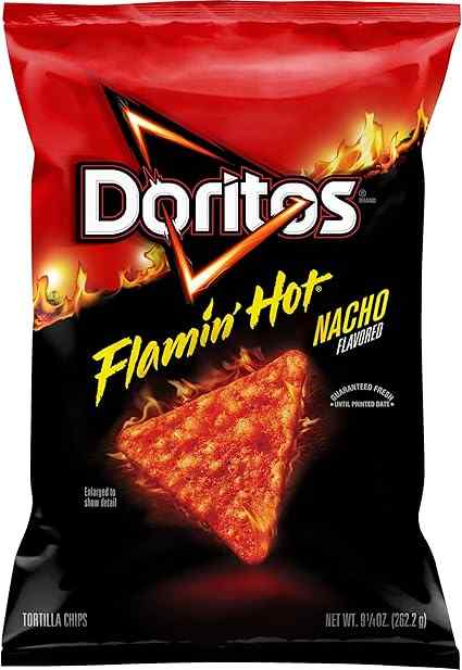 Flamin' Hot Nacho Tortilla Chips – 9.25 oz – Doritos | Grill House