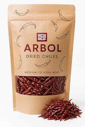 Dried Chile de Árbol – 4 oz – Rico Rico 4 oz | Grill House