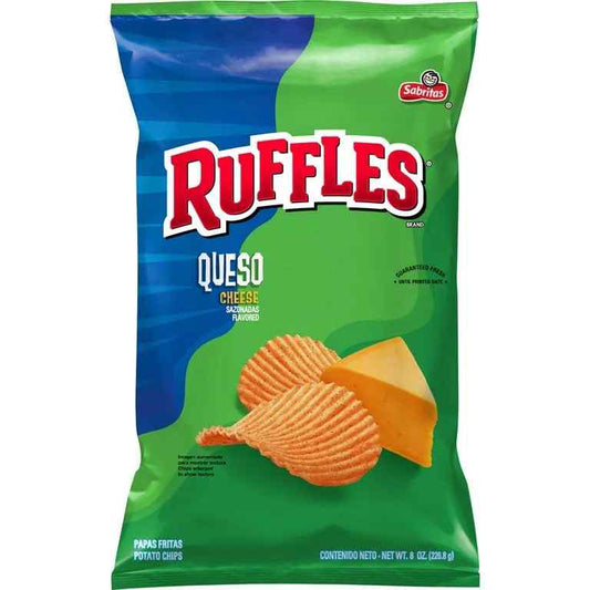 Queso Cheese Potato Chips – 8 oz – Ruffles | Grill House