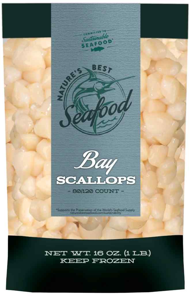 Bay Scallops – 16oz – Nature’s Best | Grill House