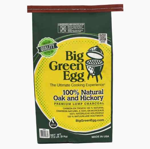 100% Natural Oak & Hickory Lump Charcoal (17.6 lb) – Big Green Egg | Grill House