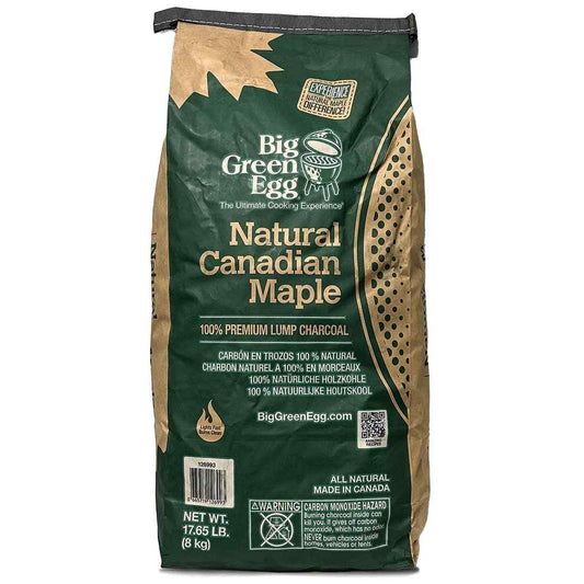 100% Natural Canadian Maple Lump Charcoal (17.6 lb) – Big Green Egg | Grill House