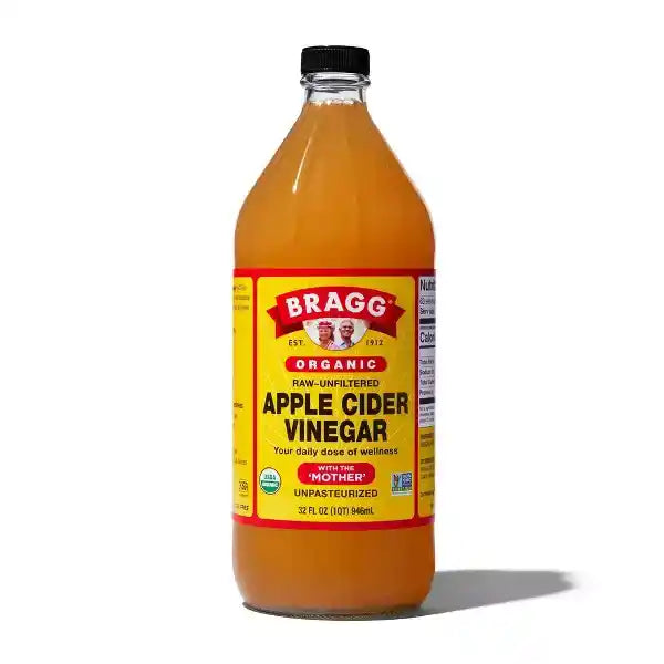 Organic Raw Apple Cider Vinegar 32 fz – Bragg