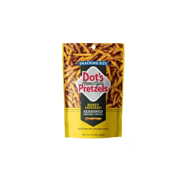 Dots Honey Mustard Seasoned Pretzel TwistsDots Grill House