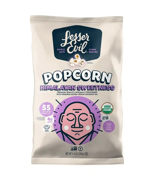 Lesser Evil Himalayan Sweetness Gourmet PopcornLesser Evil Grill House