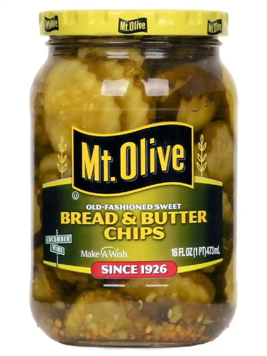 Mt Olive Pickles Bread & Butter Chips Mt  Olive  Grill House