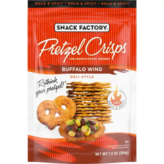 Snack Factory Buffalo Wing Pretzel CrispsSnack Factory Grill House