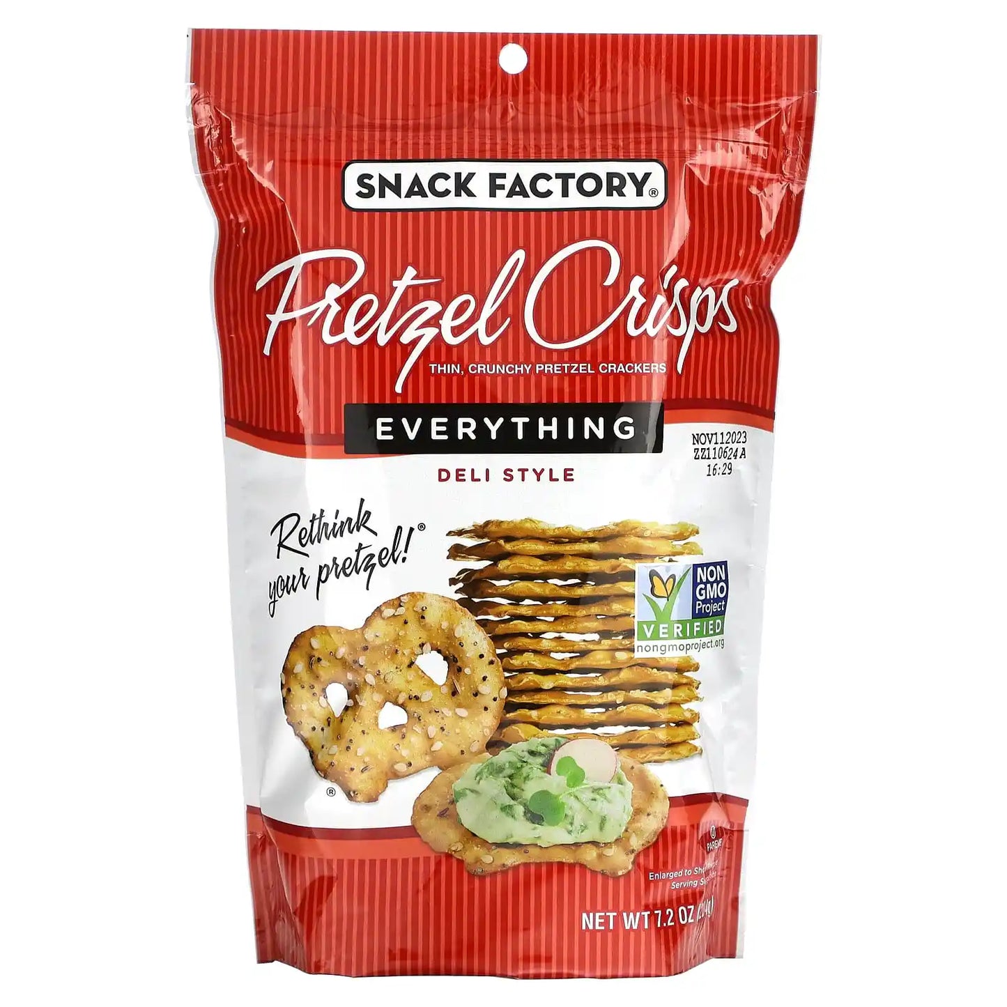 Snack Factory Everything Pretzel CrispsSnack Factory Grill House