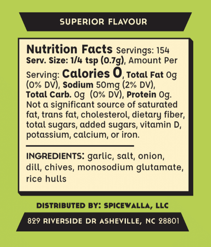 Ranch Seasoning 3.8oz - Spicewalla
