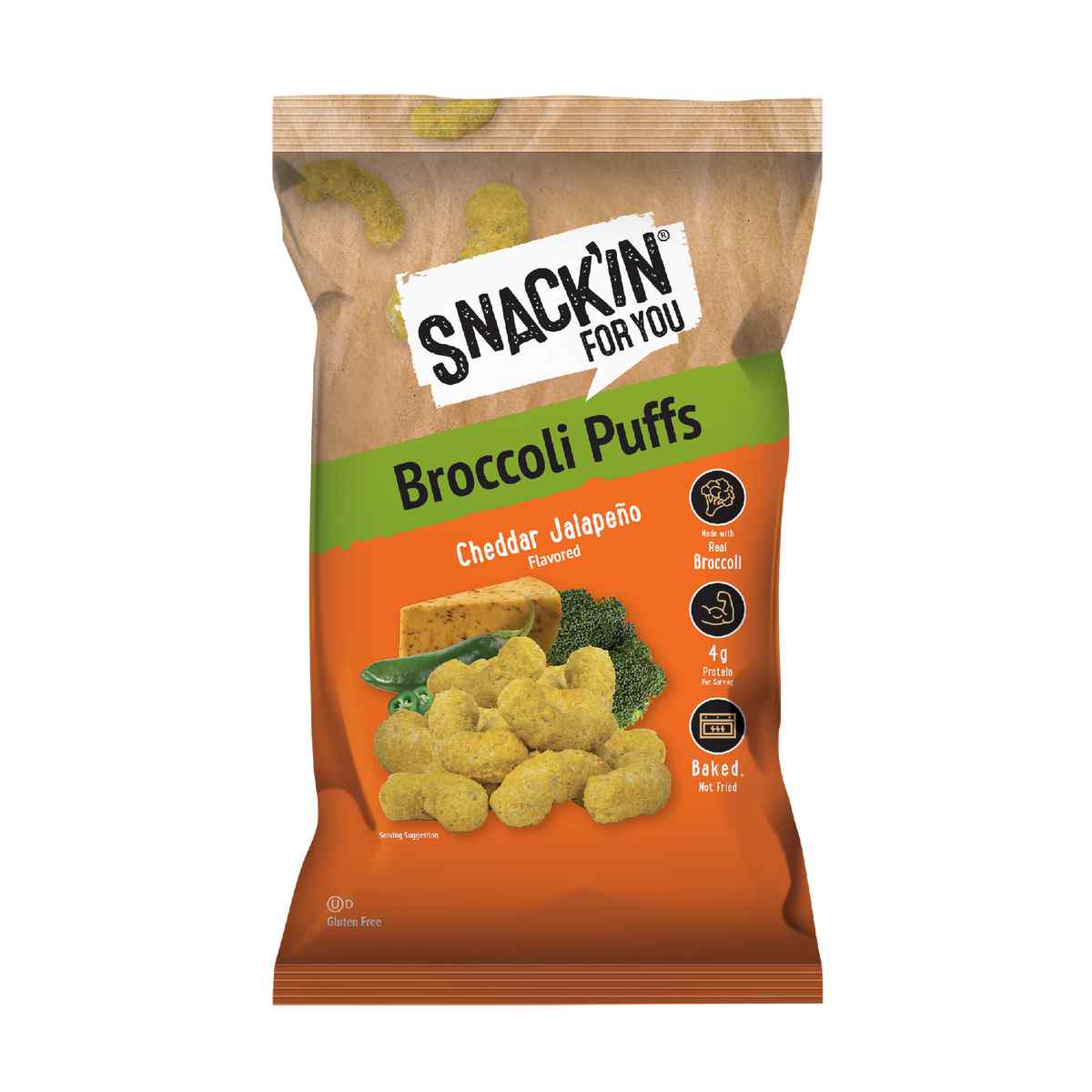 Cheddar Jalapeño Broccoli Puff – Snackin for You 4 oz | Grill House