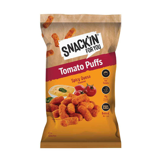 Spicy Queso Tomato Puff – Snackin for You 4 oz | Grill House
