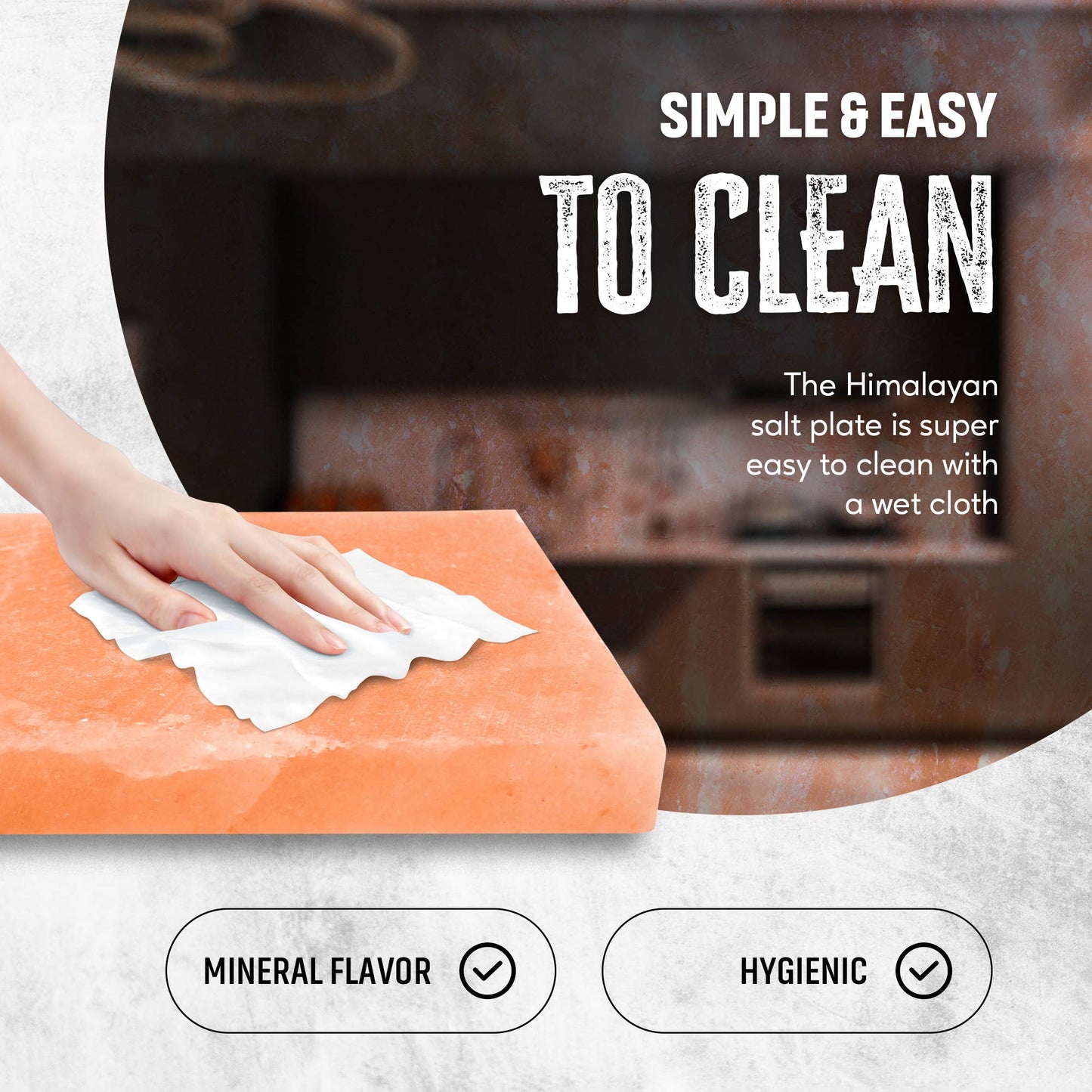 Natural Himalayan Salt Block Cooking Plate