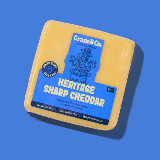 Heritage Sharp Cheddar 8 oz – Graze & Co