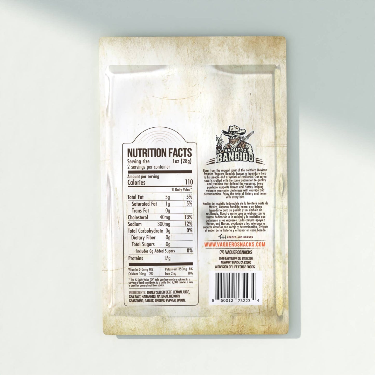 Habanero Carne Seca Mexican Beef Jerky
