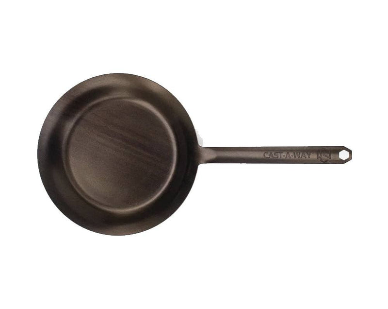 Low Pro Carbon Steel Skillet 8" - Cast-A-Way Carbon