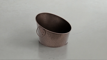 Hammered Aluminum Tapered Ice Tub - India Handicrafts