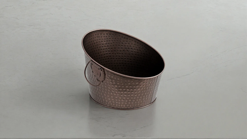 Hammered Aluminum Tapered Ice Tub - India Handicrafts