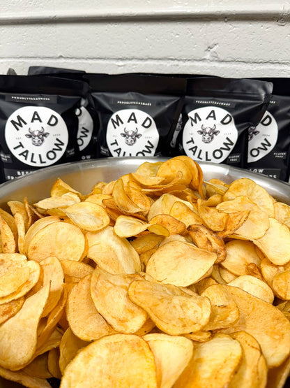 Ranchers Original Sea Salt Beef Tallow Chips 4 oz - Mad Tallow