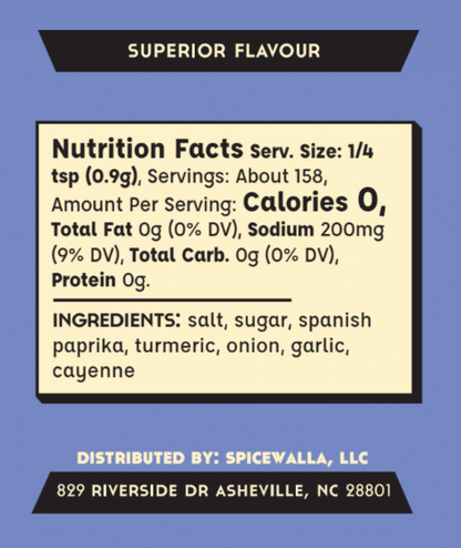 French Fry Seasoning Salt 4.9oz - Spicewalla