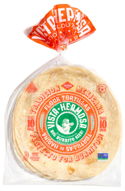 Flour Tortillas 10in / 17oz pack - Vista Hermosa