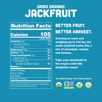 Organic Dried Jackfruit 2 oz – Mavuno Harvest Organics