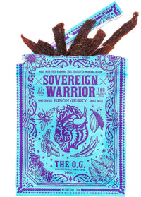 The O.G. Original Recipe Bison Jerky 2.4 oz – Sovereign Warrior Bison Jerky