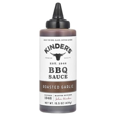 Roasted Garlic BBQ Sauce 15.5 oz – Kinders