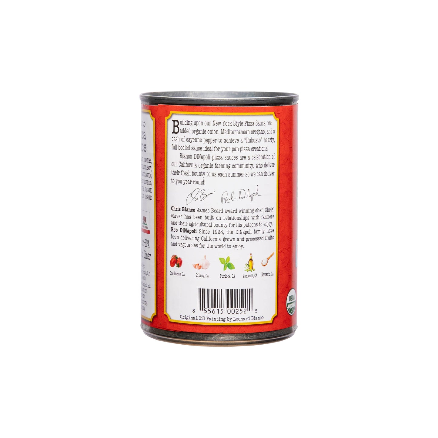 Organic Robusto Pizza Sauce 15 oz – Bianco Dinapoli