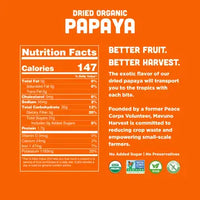 Organic Dried Papaya 6 oz – Mavuno Harvest Organics