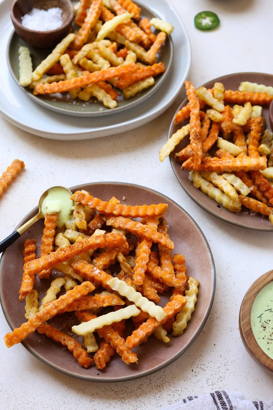 Organic Sweet Potato Crinkle Cut Fries 15 oz – Roots Farm Fresh