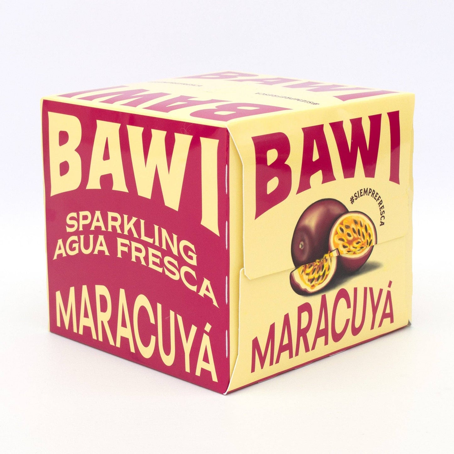 La Maracuyá 12 oz – Bawi Agua Fresca