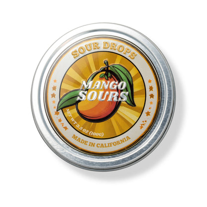 Mango Sours: Dye-Free Candy Tins 3.5oz