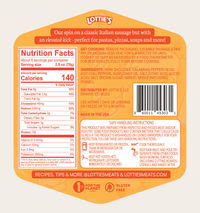 Calabrian Sausage Ground Pork Blend 16 oz – Lotties Meats