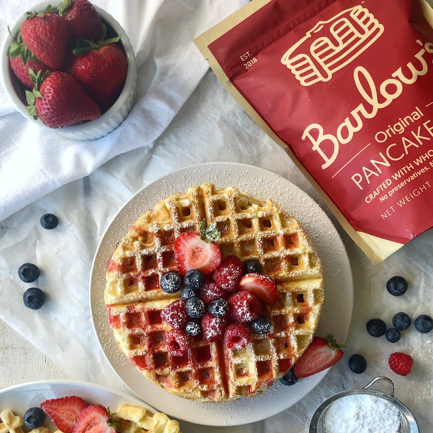 Pancake Biscuit Waffle Mix 1 lb – Barlows